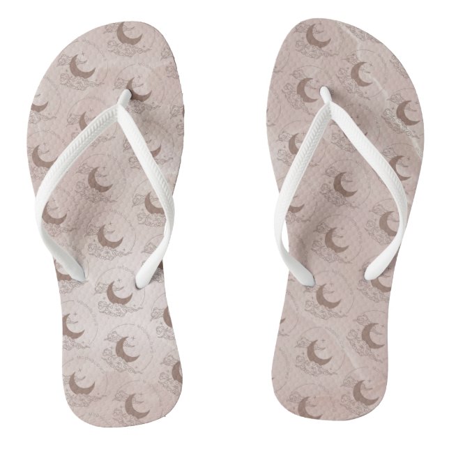 Mondlichter Flip Flops (Fußbett)