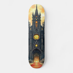 Mondlichtgang ewiger Gelübde –Gothic Hochzeitstor Skateboard