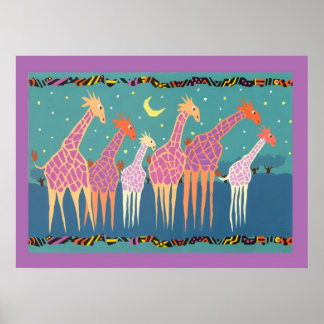 Mondlichtgras Poster