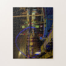 Mondlichthimmel über dem Newcastle Tyne