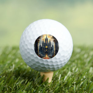 Mondlichtiger Gang ewiger Gelübde –Gothic Hochzeit Golfball