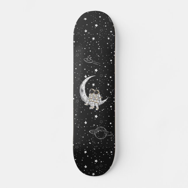 Mondliebhaber Skateboard (Vorderseite)