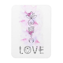 *~* Mondlotus Weg nach Nirvana Magnet