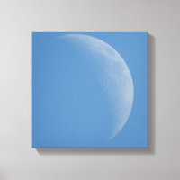 Mondmond, Mondfotografie Art Canvas Print