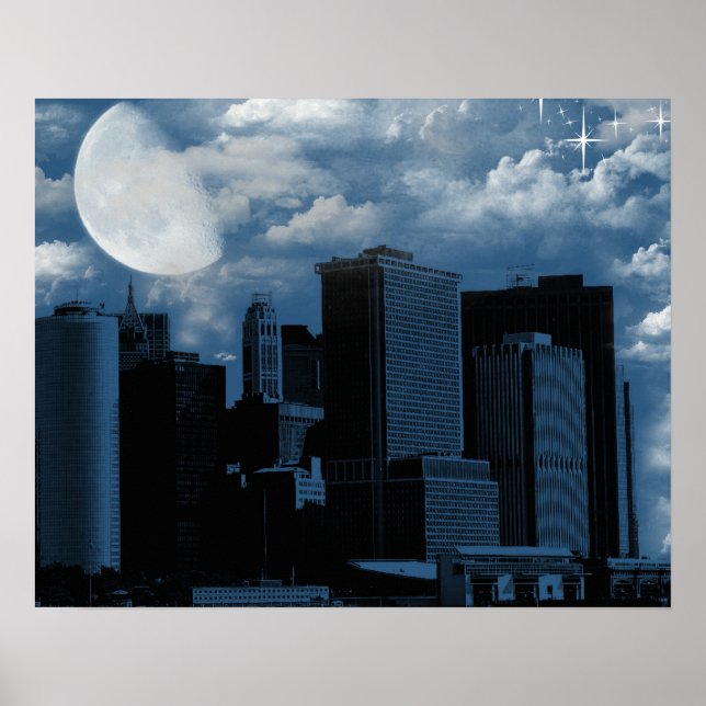 Mondphase Poster (Vorne)