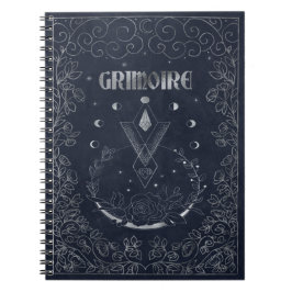 Mondphasen-Grimoire Notizblock