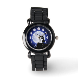Mondphasen-Uhr des Astronomen Armbanduhr