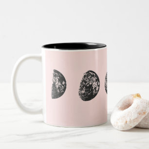 Mondphasen Zweifarbige Tasse