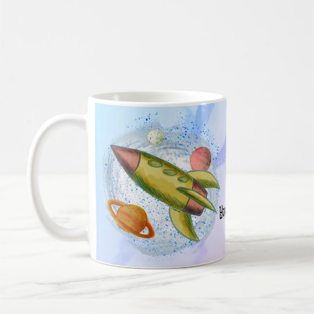 Mondrakete Kaffeetasse (Links)