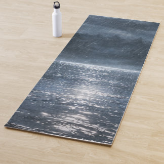 Mondregen-Yogamatte — Atmosphärischer Wasserglanz Yogamatte