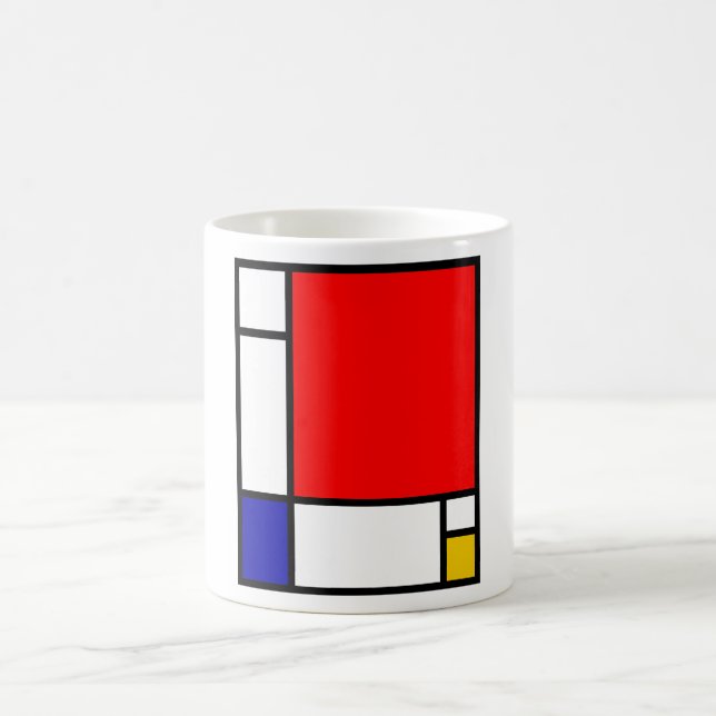 Mondrian 1 kaffeetasse (Mittel)