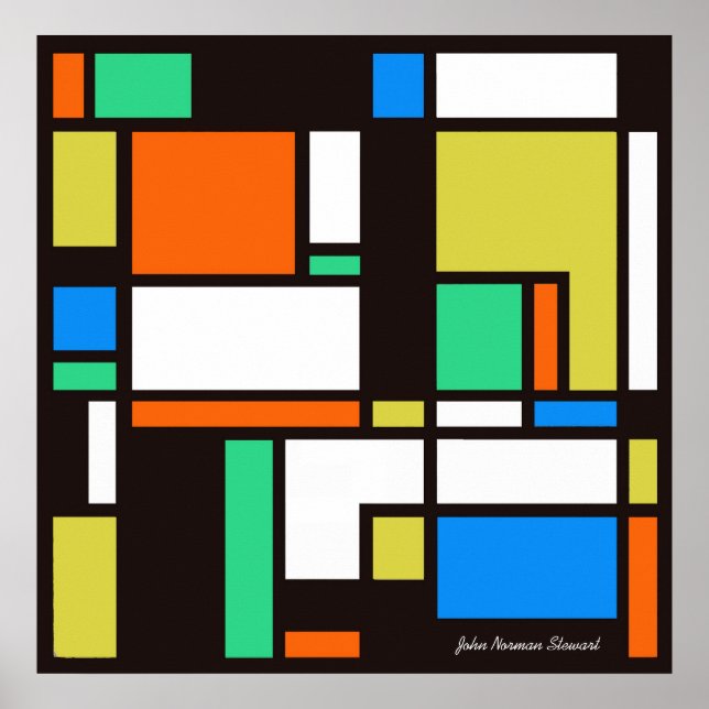 Mondrian 1 poster (Vorne)