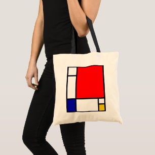 Mondrian 1 tragetasche