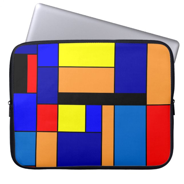 Mondrian #2 laptopschutzhülle (Vorderseite)