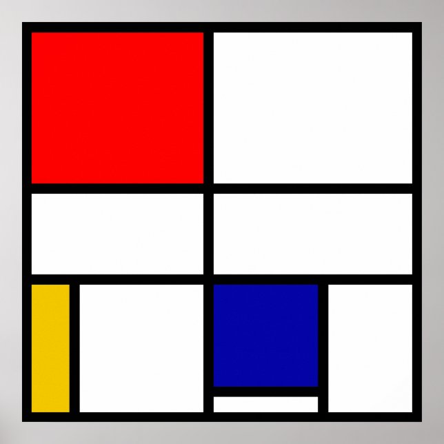 Mondrian 3 poster (Vorne)