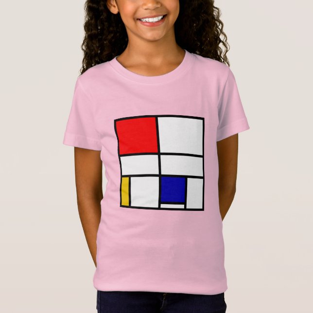 Mondrian 3 T-Shirt (Vorderseite)