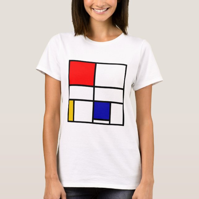 Mondrian 3 T-Shirt (Vorderseite)
