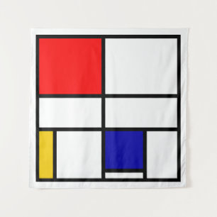 Mondrian 3 wandteppich