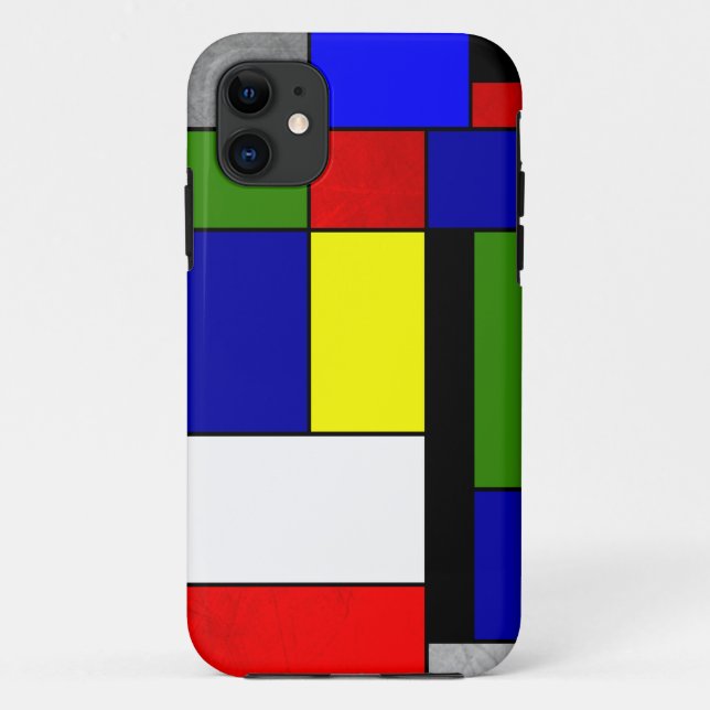 Mondrian #4 Case-Mate iPhone hülle (Rückseite)