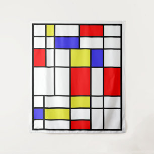 Mondrian #58 groß wandteppich