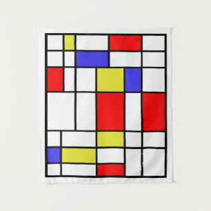 Mondrian #58 Klein Wandteppich