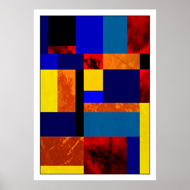 Mondrian #7-1 poster (Vorne)
