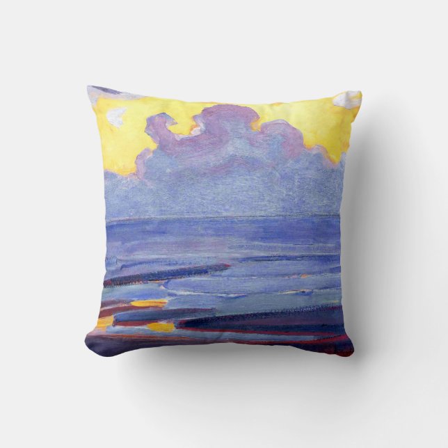 Mondrian - Am Meer, beliebtes Kunstwerk Kissen (Vorderseite)