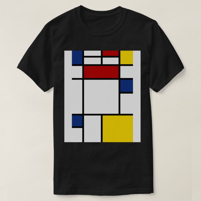 Mondrian Art T-Shirt (Design vorne)
