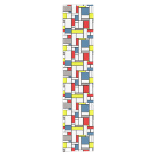 Mondrian Artentwurf Kurzer Tischläufer