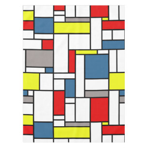 Mondrian Artentwurf Tischdecke