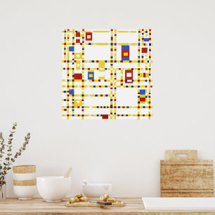 Mondrian - Broadway Boogie Woogie Poster