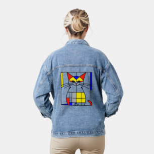 Mondrian Cat Jeansjacke