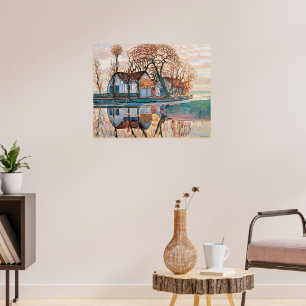 Mondrian, Farm Near Duivendrecht, Poster