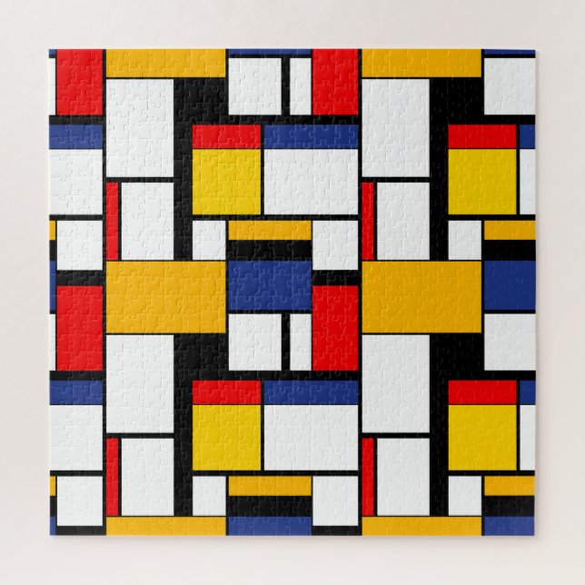 Mondrian Geometric Minimalistisch Comopsition Mode (Vertikal)