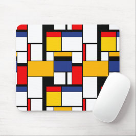 Mondrian Geometric Minimalistisch Comopsition Mode Mousepad