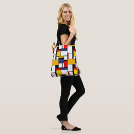 Mondrian Geometric Minimalistisch Comopsition Mode Tasche