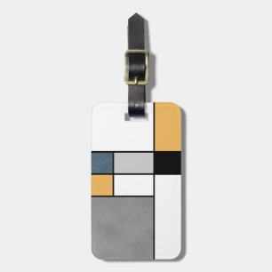 Mondrian Inspiration Gepäckanhänger