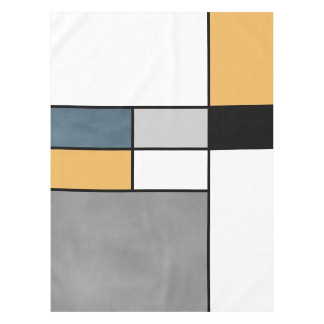 Mondrian Inspiration Tischdecke (Vorderseite)