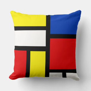 Mondrian Inspiriert Abstrakt Art Throw Kissen