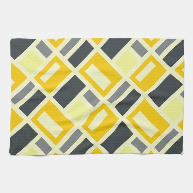 MONDRIAN INSPIRIERT GESCHIRRTUCH (Horizontal)