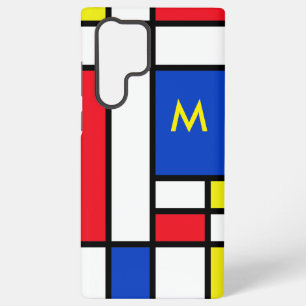 Mondrian Inspirierte geometrische Gestaltung Abstr Samsung Galaxy Hülle