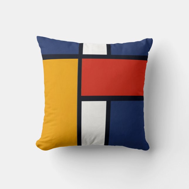 Mondrian Kissen (Vorderseite)
