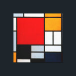 Mondrian - Komposition mit Großrot Leinwanddruck<br><div class="desc">Komposition mit Grosses Rotes Flugzeug,  berühmtes Gemälde von Piet Mondrian</div>