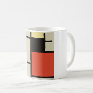 Mondrian Komposition Moderne Abstrakte Malerei Art Kaffeetasse