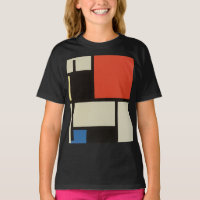 Mondrian Komposition Moderne Abstrakte Schwarze Ki