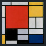 Mondrian Komposition Red Yellow Blue Black Poster<br><div class="desc">Piet Mondrian's Komposition mit einem berühmten Gemälde aus Rot,  Gelb,  Blau und Schwarz (1921).</div>