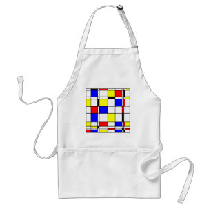 Mondrian Kunstart Schürze