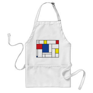 Mondrian Minimalist De Stijl Moderne Kunst Custom Schürze
