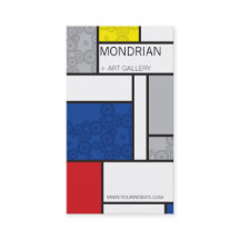 Mondrian Minimalistisch De Stijl Art Retro Circles