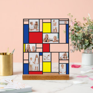 Mondrian Minimalistisch De Stijl Geo Moderne Kunst Acrylschild